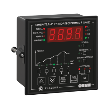 ТРМ251 ПИД-регулятор с пошаговыми программами и RS-485